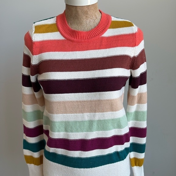 LOFT Striped Sweater Size SMALL NWT - Picture 5 of 8